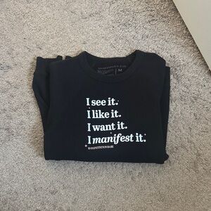 Black Manifestation Sweatshirt